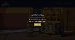 Desktop Screenshot of cantinalatinbeer.com